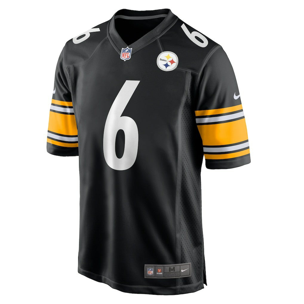 Nike Patrick Queen Pittsburgh Steelers Game Jersey Black
