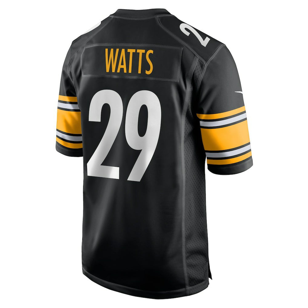 Nike Ryan Watts Pittsburgh Steelers Game Jersey Black