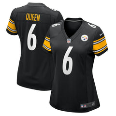 Nike Patrick Queen Pittsburgh Steelers Women's Team Game Jersey Black