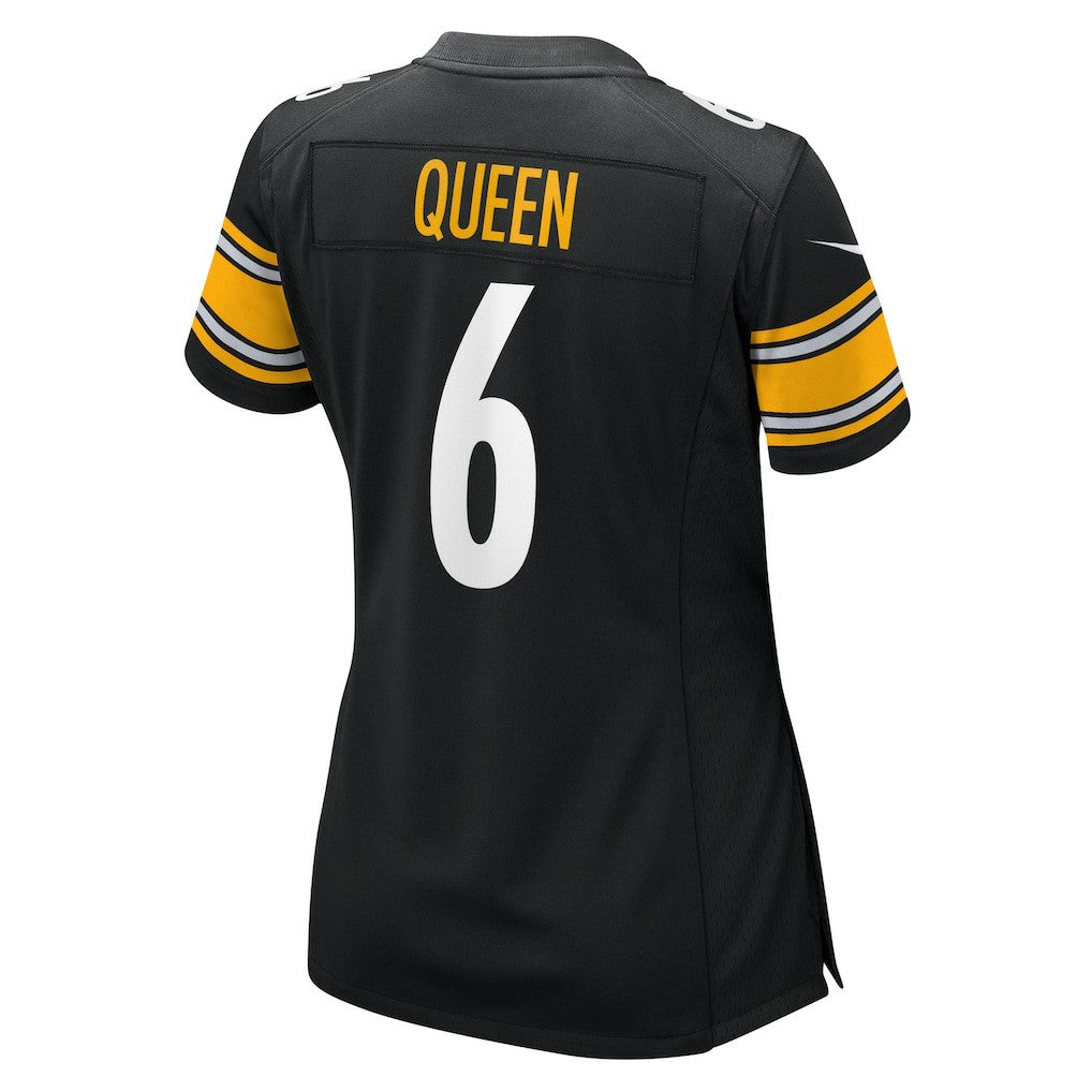 Nike Patrick Queen Pittsburgh Steelers Women's Team Game Jersey Black