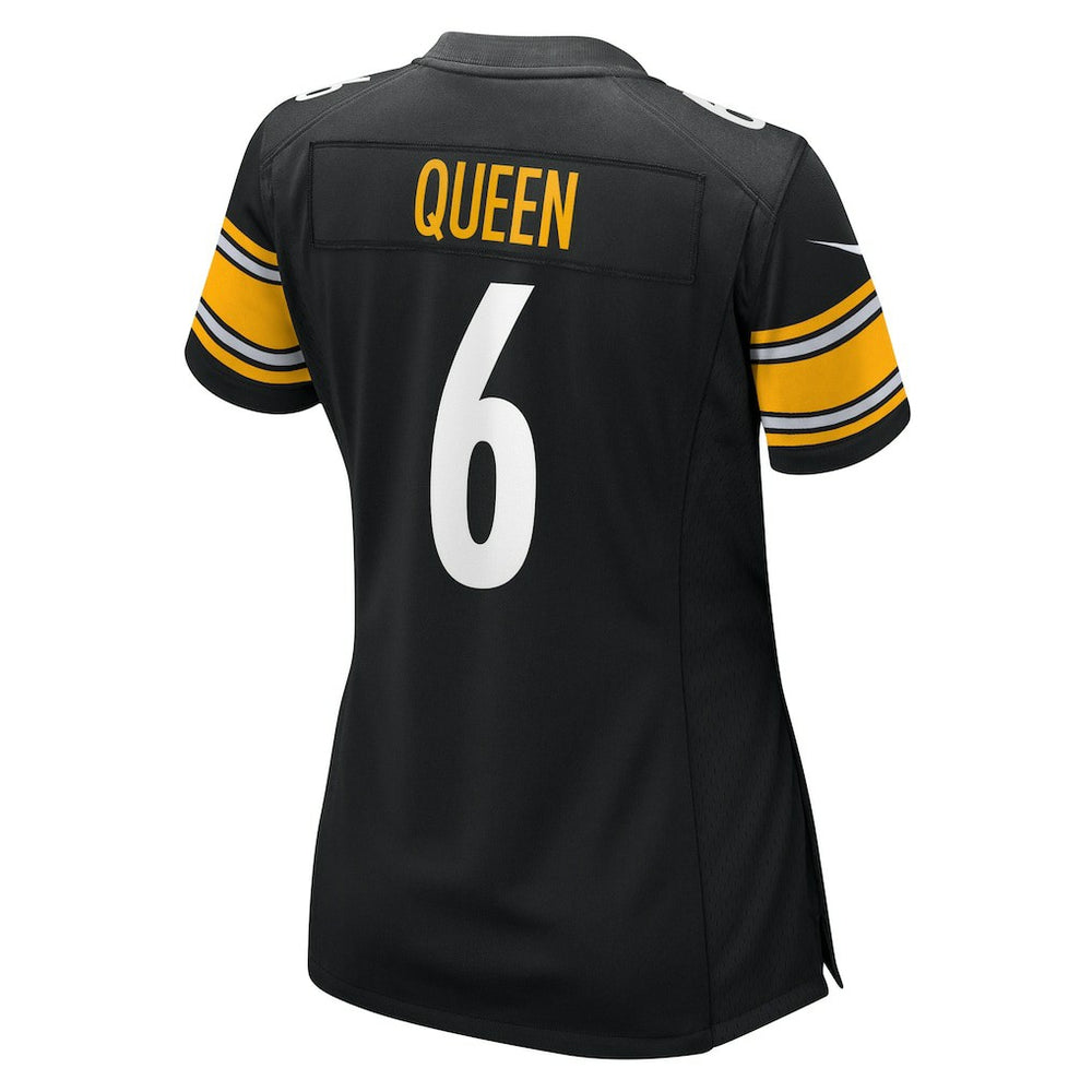 Nike Patrick Queen Pittsburgh Steelers Women's Team Game Jersey Black