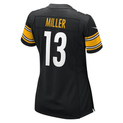 Nike Scotty Miller Pittsburgh Steelers Women's Team Game Jersey Black