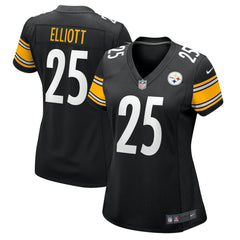 Nike DeShon Elliott Pittsburgh Steelers Women's Team Game Jersey Black