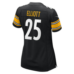 Nike DeShon Elliott Pittsburgh Steelers Women's Team Game Jersey Black