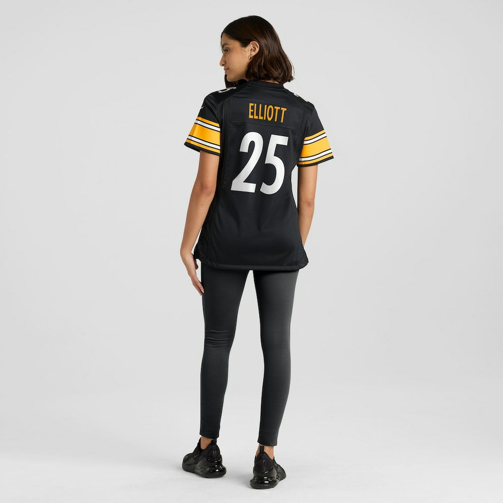 Nike DeShon Elliott Pittsburgh Steelers Women's Team Game Jersey Black