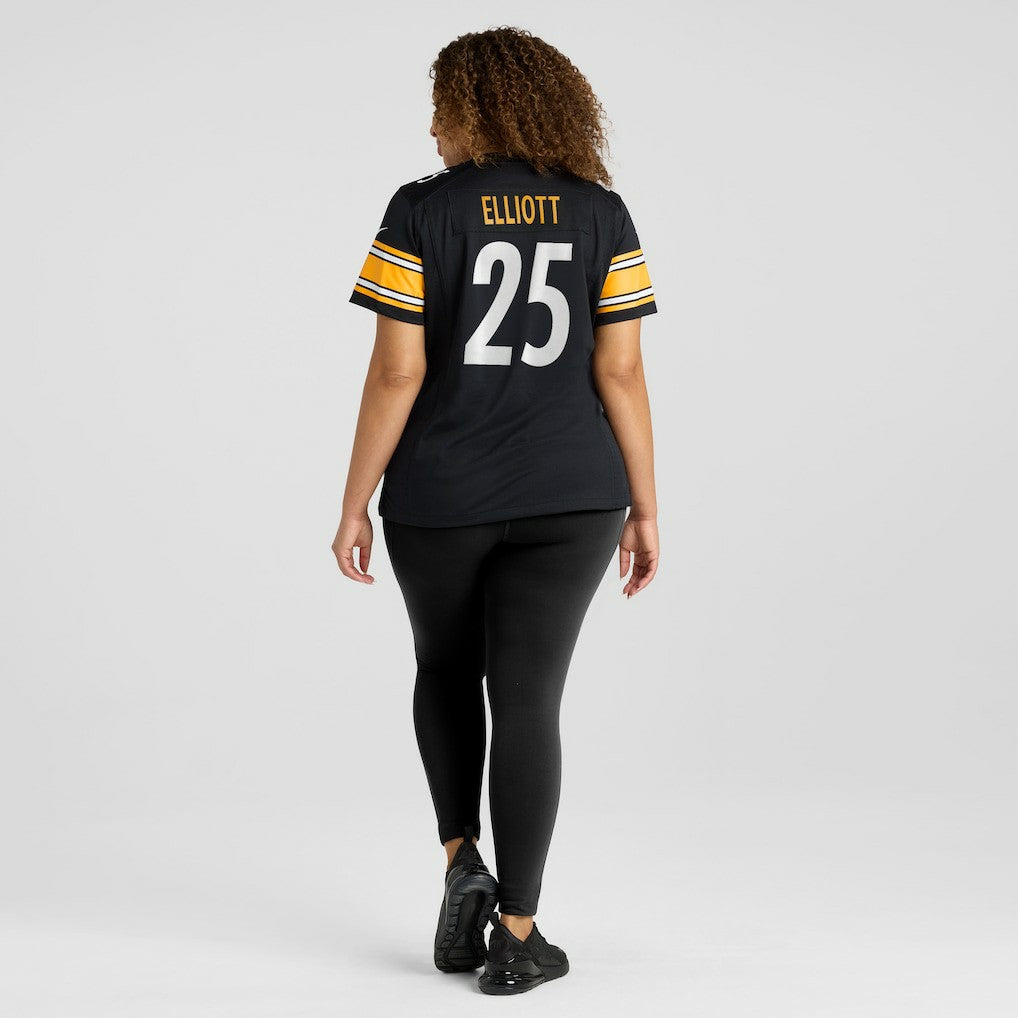 Nike DeShon Elliott Pittsburgh Steelers Women's Team Game Jersey Black