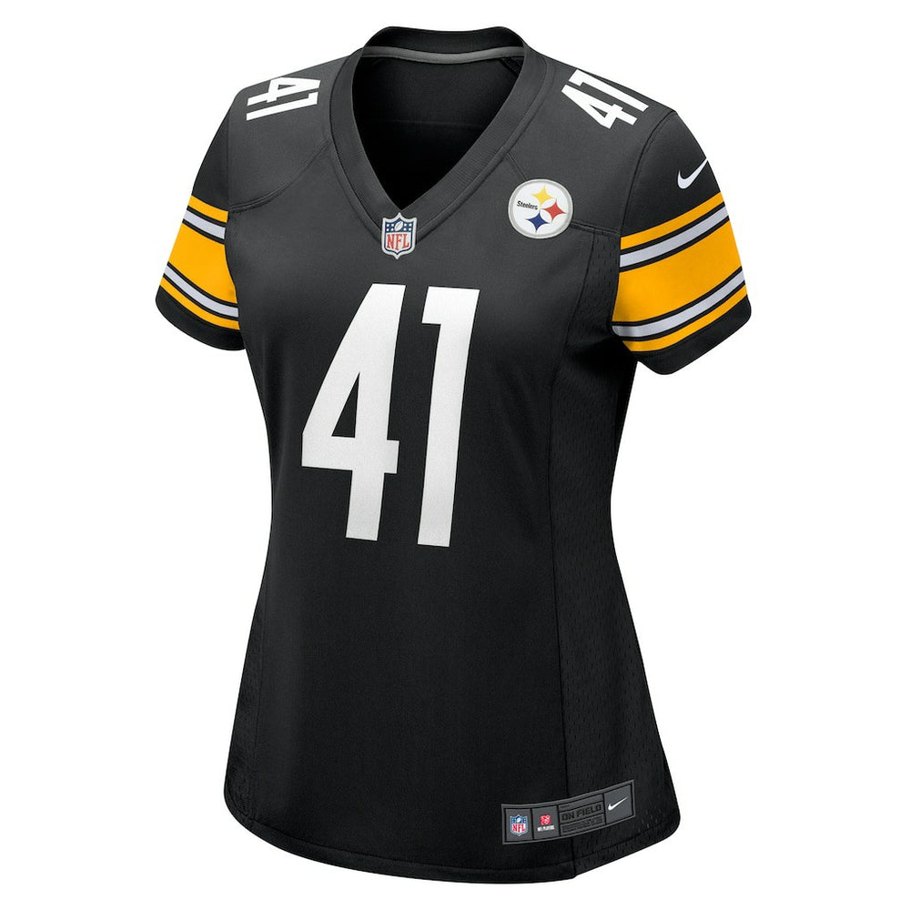 Nike Payton Wilson Pittsburgh Steelers Women's Team Game Jersey Black