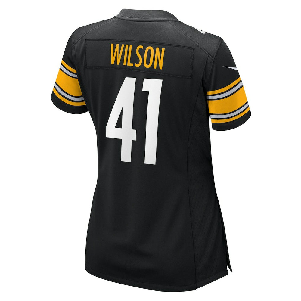 Nike Payton Wilson Pittsburgh Steelers Women's Team Game Jersey Black