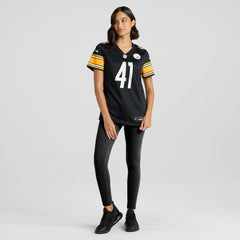 Nike Payton Wilson Pittsburgh Steelers Women's Team Game Jersey Black