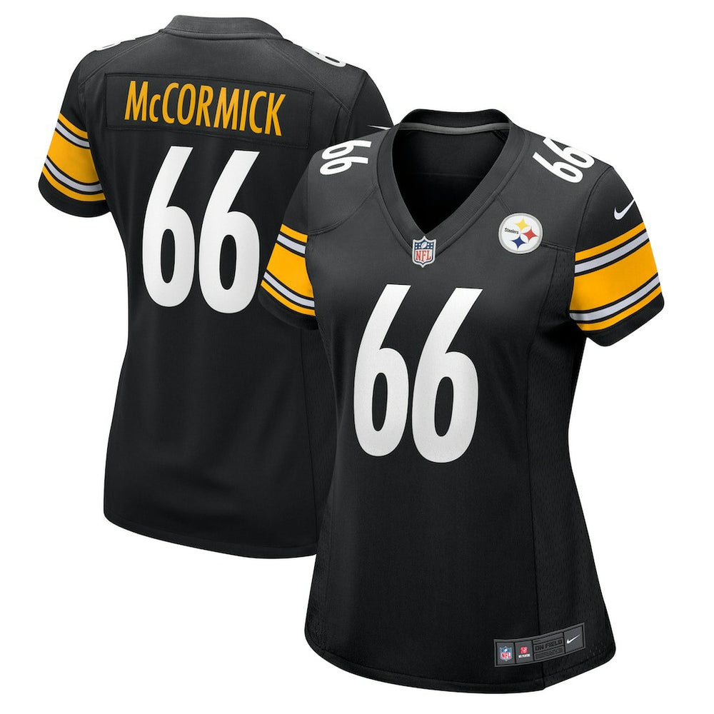 Nike Mason McCormick Pittsburgh Steelers Women's Team Game Jersey Black