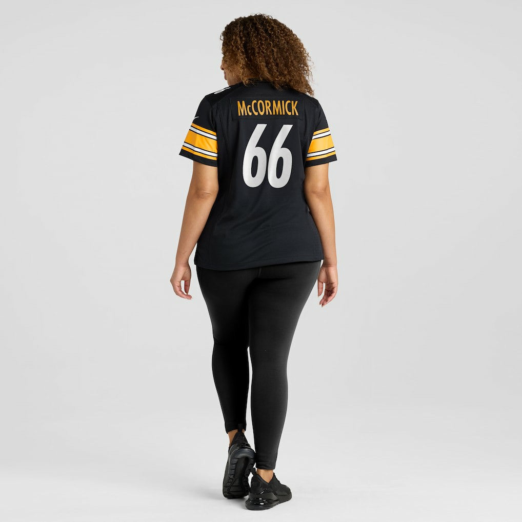 Nike Mason McCormick Pittsburgh Steelers Women's Team Game Jersey Black