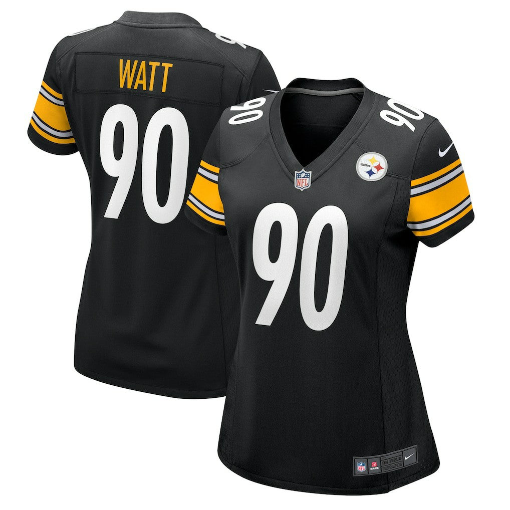 Nike T.J. Watt Pittsburgh Steelers Women's Team Game Jersey Black