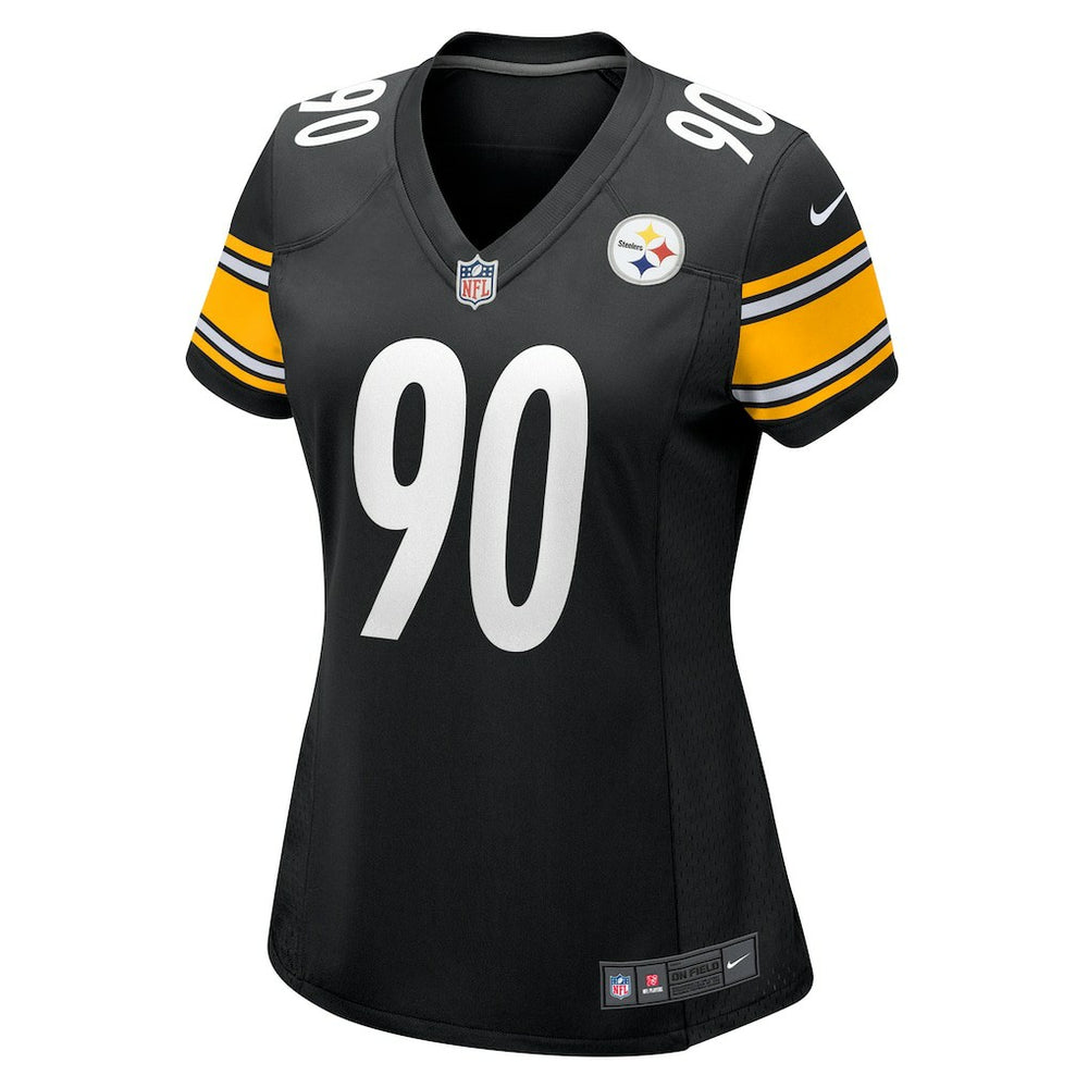 Nike T.J. Watt Pittsburgh Steelers Women's Team Game Jersey Black