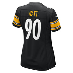 Nike T.J. Watt Pittsburgh Steelers Women's Team Game Jersey Black