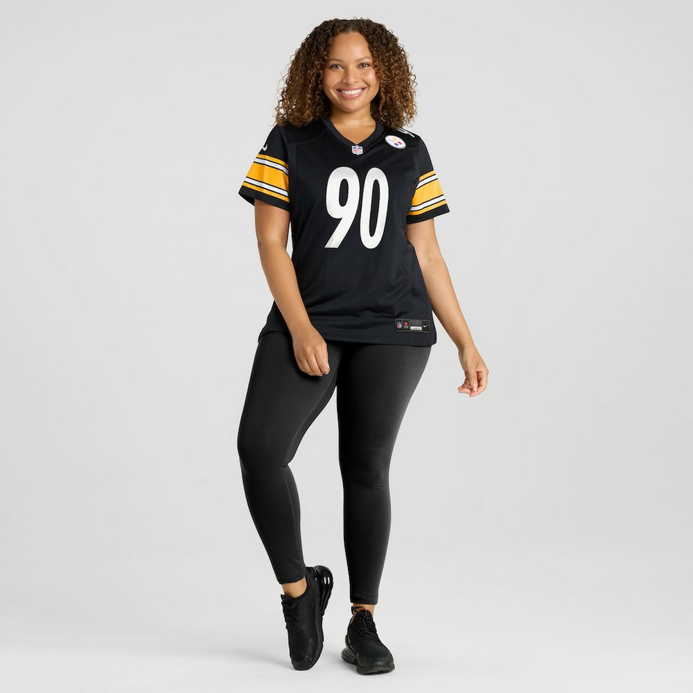 Nike T.J. Watt Pittsburgh Steelers Women's Team Game Jersey Black