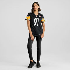 Nike Logan Lee Pittsburgh Steelers Women's Team Game Jersey Black