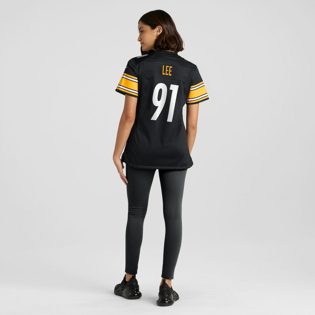 Nike Logan Lee Pittsburgh Steelers Women's Team Game Jersey Black