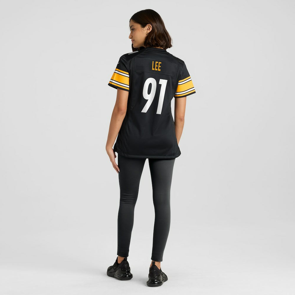 Nike Logan Lee Pittsburgh Steelers Women's Team Game Jersey Black