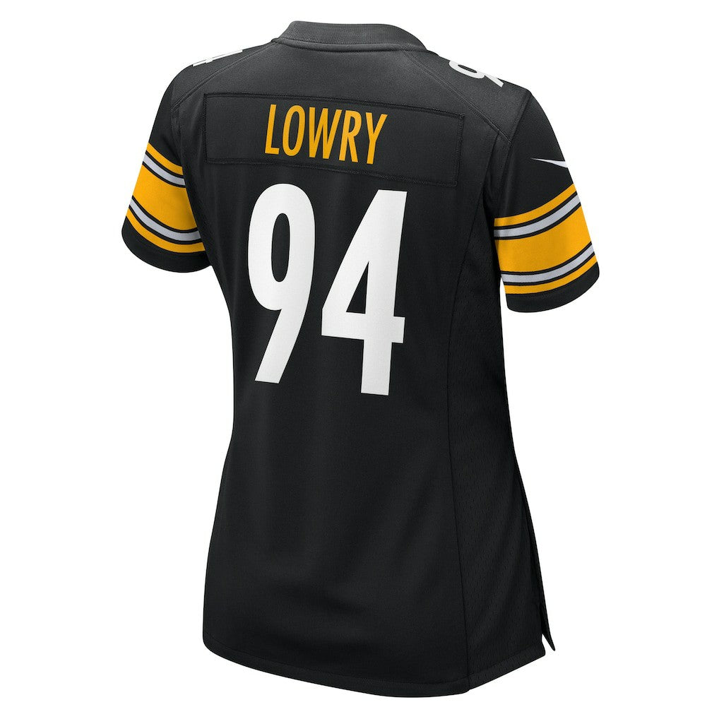 Nike Dean Lowry Pittsburgh Steelers Women's Team Game Jersey Black