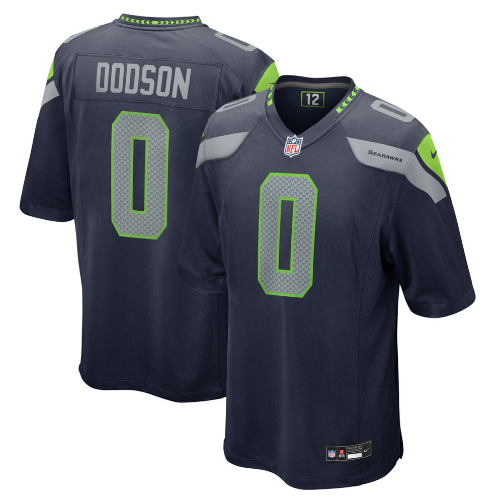 Nike Tyrel Dodson Seattle Seahawks Game Jersey College Navy