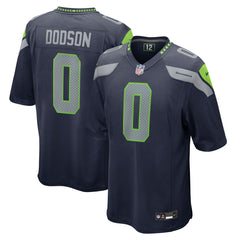 Nike Tyrel Dodson Seattle Seahawks Game Jersey College Navy