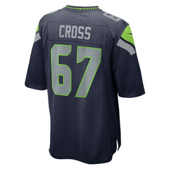 Nike Charles Cross Seattle Seahawks Game Jersey College Navy