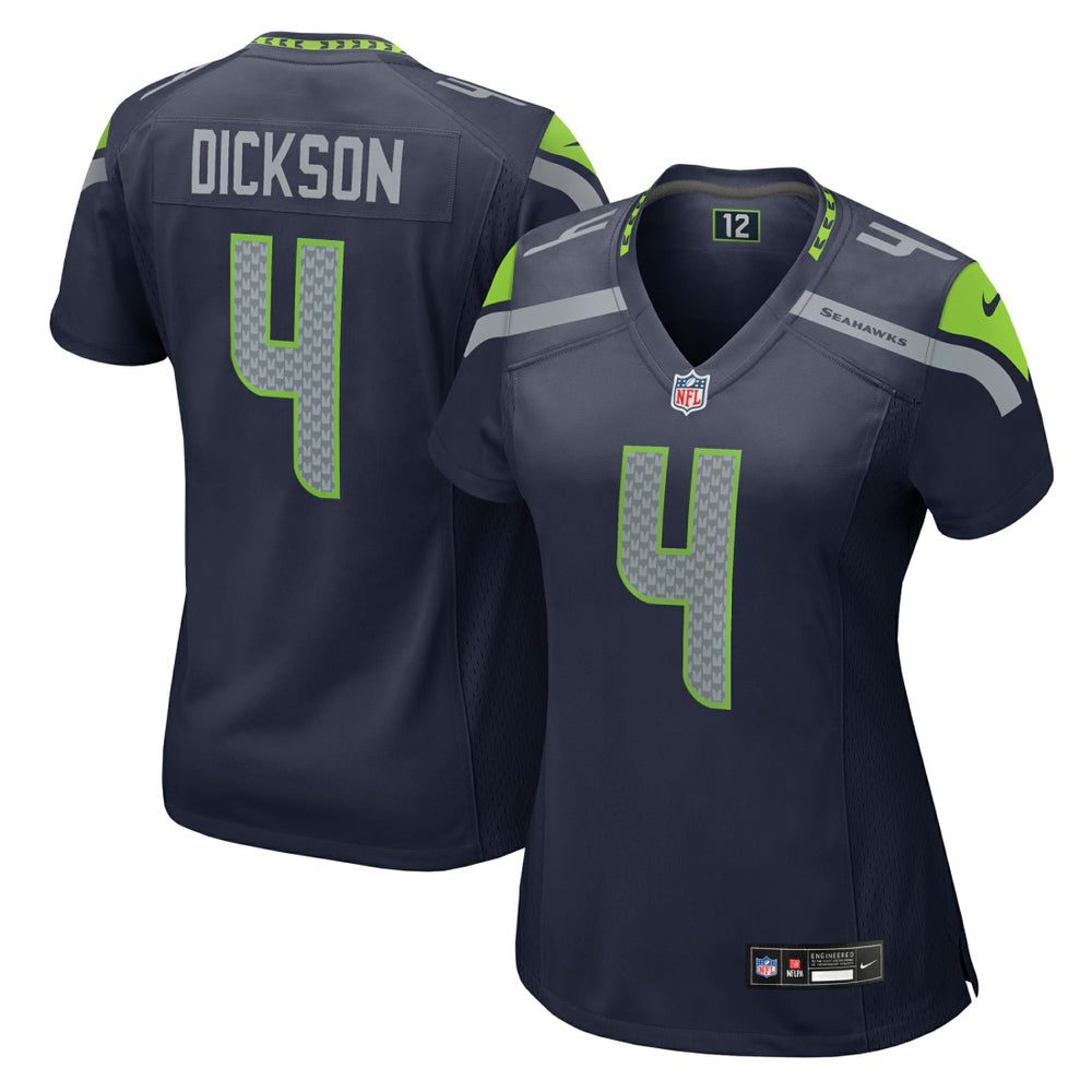 Nike Michael Dickson Seattle Seahawks Women's Team Game Jersey College Navy
