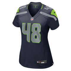 Nike Tyrice Knight Seattle Seahawks Women's Team Game Jersey College Navy
