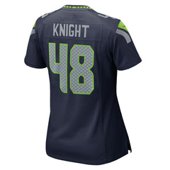 Nike Tyrice Knight Seattle Seahawks Women's Team Game Jersey College Navy