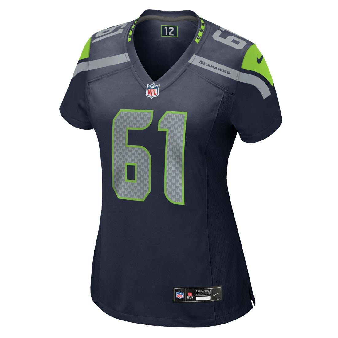 Nike Jalen Sundell Seattle Seahawks Women's Team Game Jersey College Navy