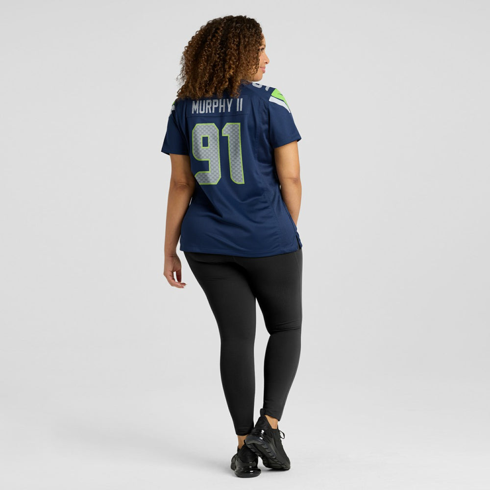Nike Byron Murphy II Seattle Seahawks Women's Team Game Jersey College Navy