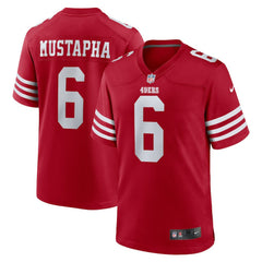 Nike Malik Mustapha San Francisco 49ers Game Jersey Scarlet