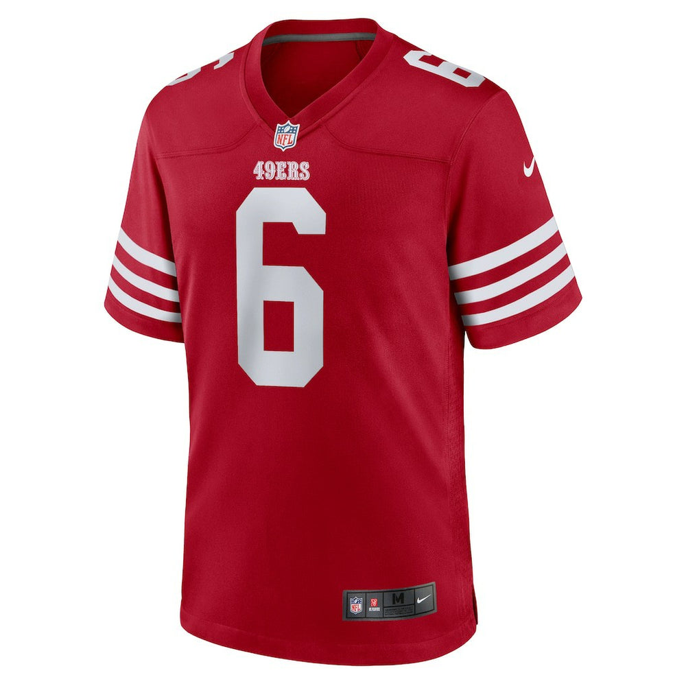 Nike Malik Mustapha San Francisco 49ers Game Jersey Scarlet