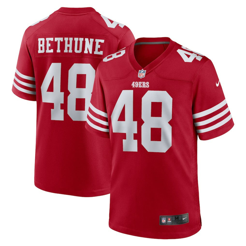 Nike Tatum Bethune San Francisco 49ers Game Jersey Scarlet