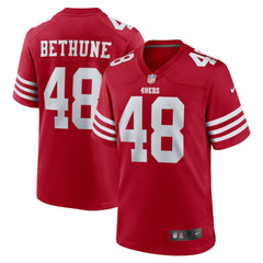 Nike Tatum Bethune San Francisco 49ers Game Jersey Scarlet