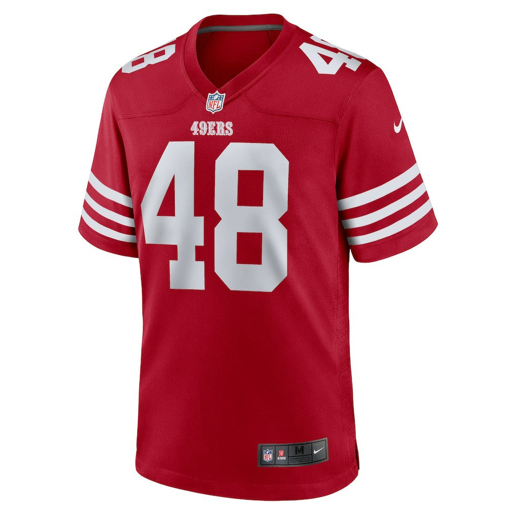 Nike Tatum Bethune San Francisco 49ers Game Jersey Scarlet