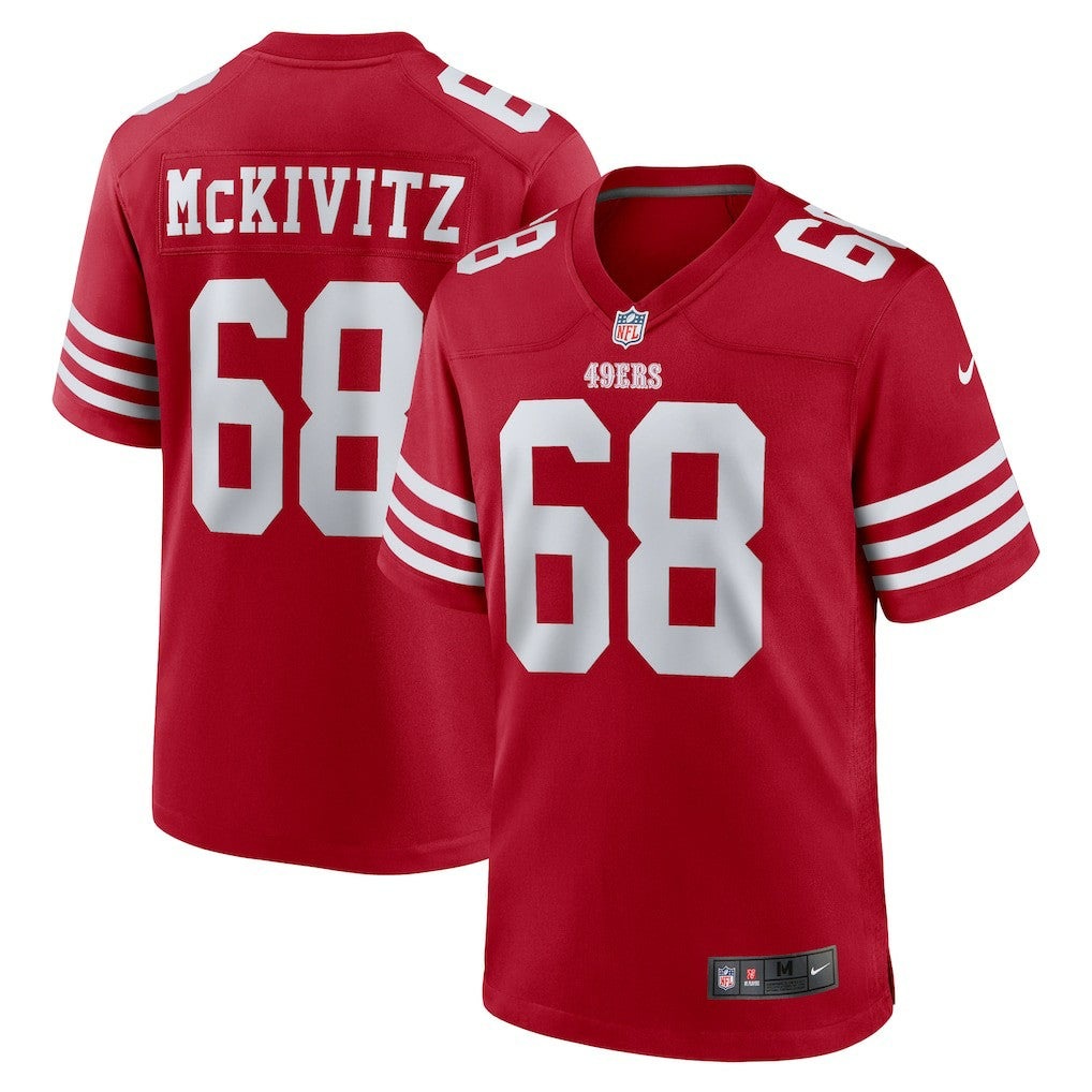 Nike Colton McKivitz San Francisco 49ers Game Jersey Scarlet