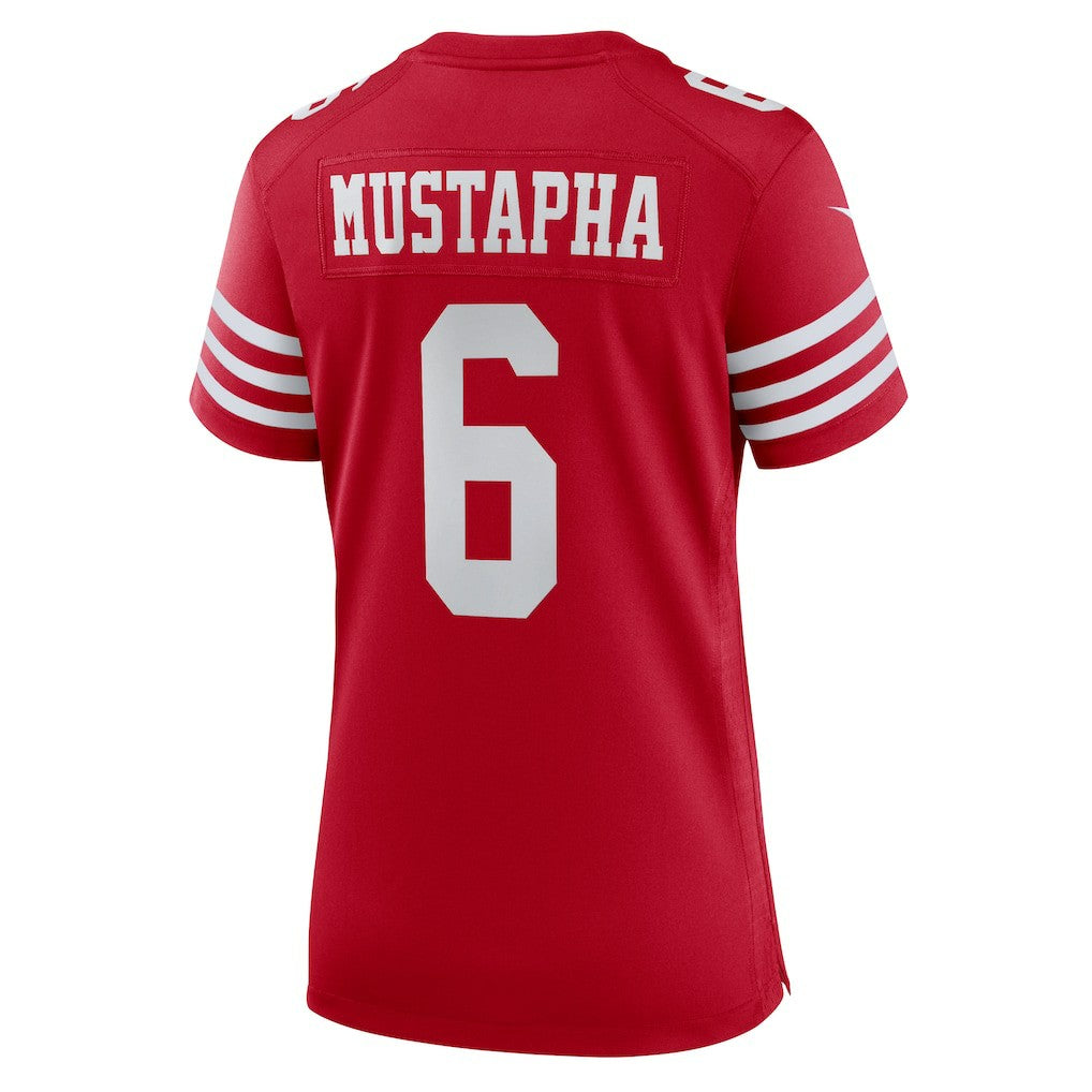 Nike Malik Mustapha San Francisco 49ers Women's Team Game Jersey Scarlet