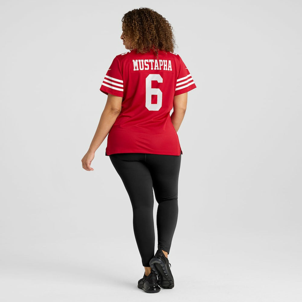 Nike Malik Mustapha San Francisco 49ers Women's Team Game Jersey Scarlet