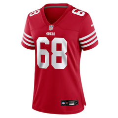 Nike Colton McKivitz San Francisco 49ers Women's Team Game Jersey Scarlet