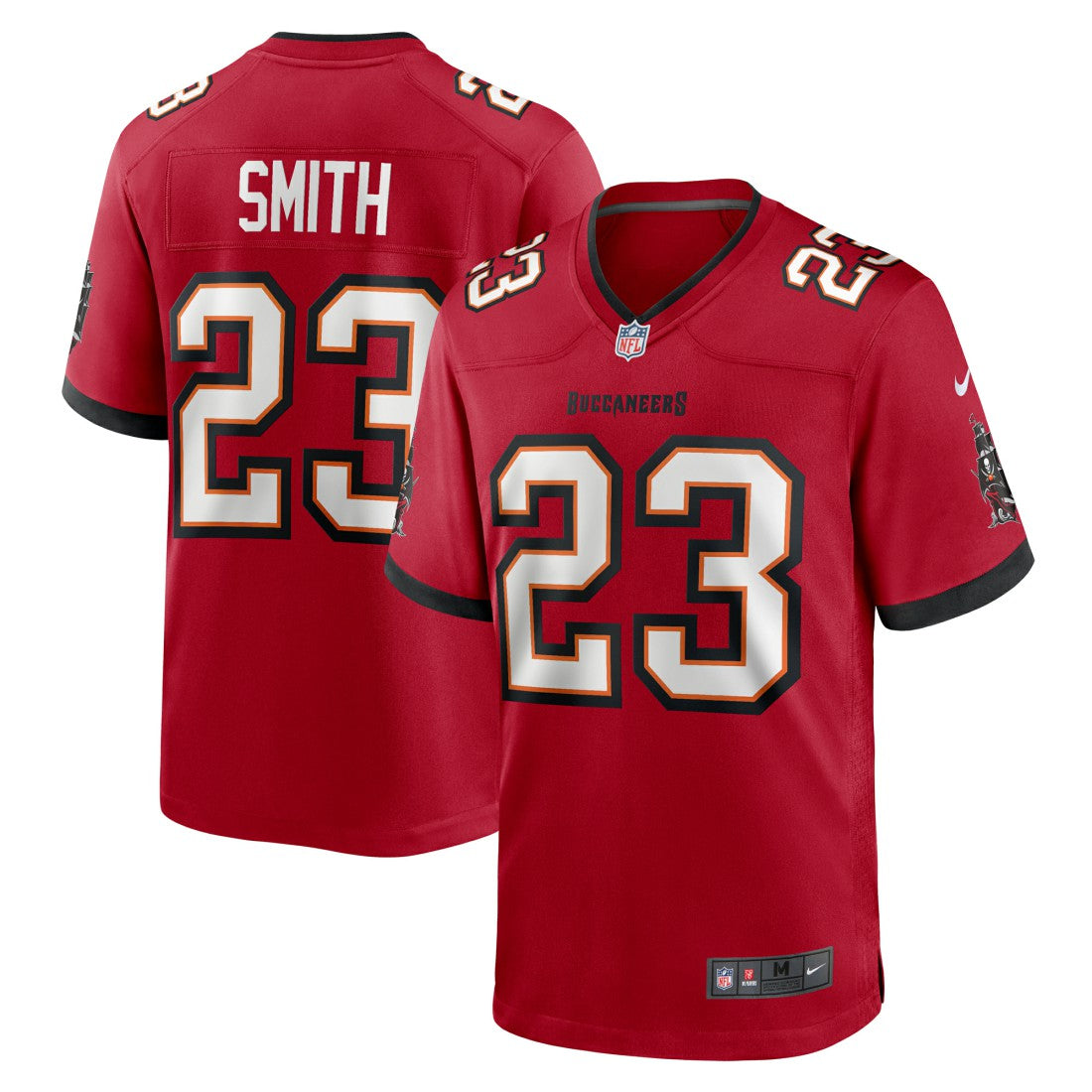 Nike Tykee Smith Tampa Bay Buccaneers Game Jersey Red