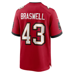 Nike Chris Braswell Tampa Bay Buccaneers Game Jersey Red