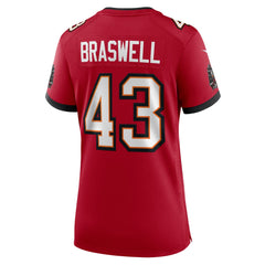 Nike Chris Braswell Tampa Bay Buccaneers Women's Team Game Jersey Red