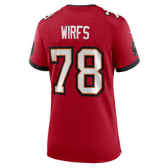 Nike Tristan Wirfs Tampa Bay Buccaneers Women's Team Game Jersey Red
