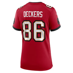 Nike Evan Deckers Tampa Bay Buccaneers Women's Team Game Jersey Red