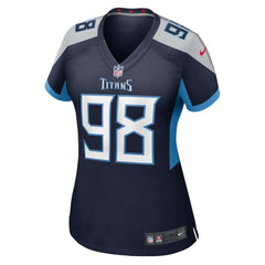Nike Jeffery Simmons Tennessee Titans Women's Alternate Game Jersey Navy