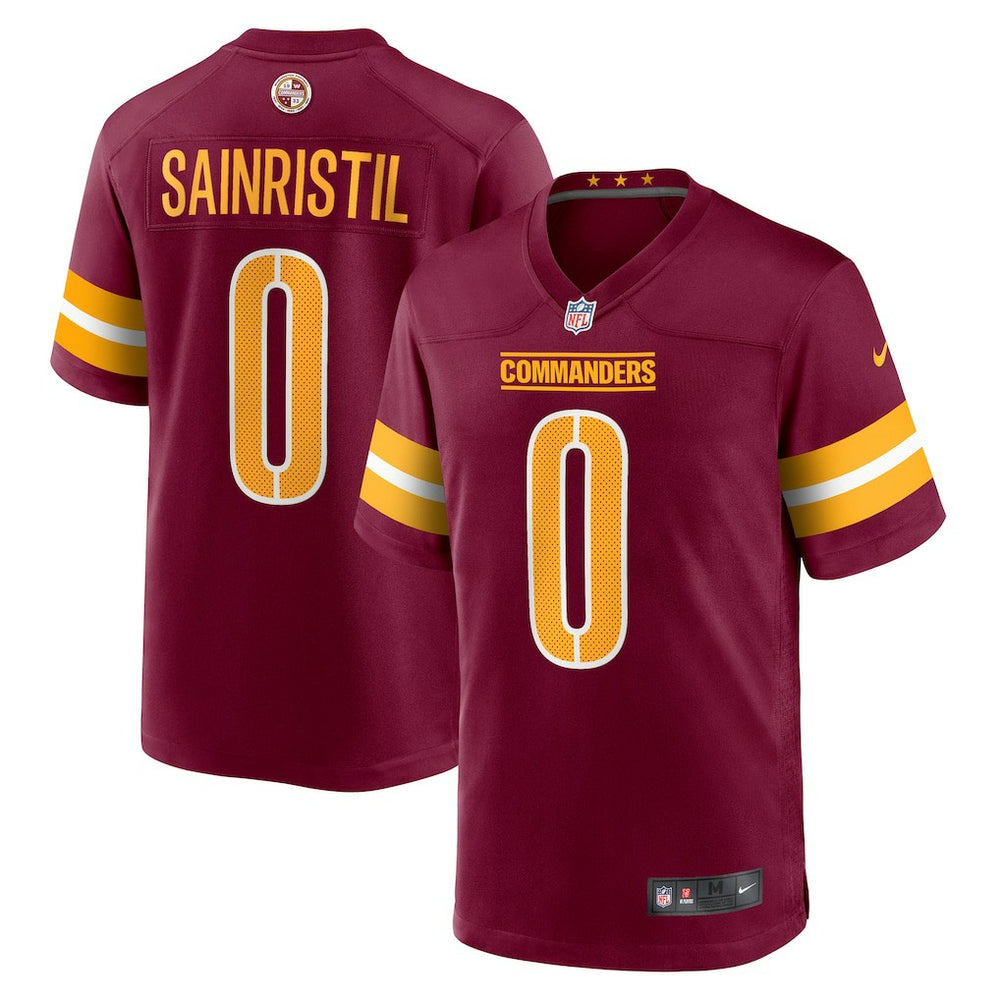 Nike Mike Sainristil Washington Commanders Game Jersey Burgundy