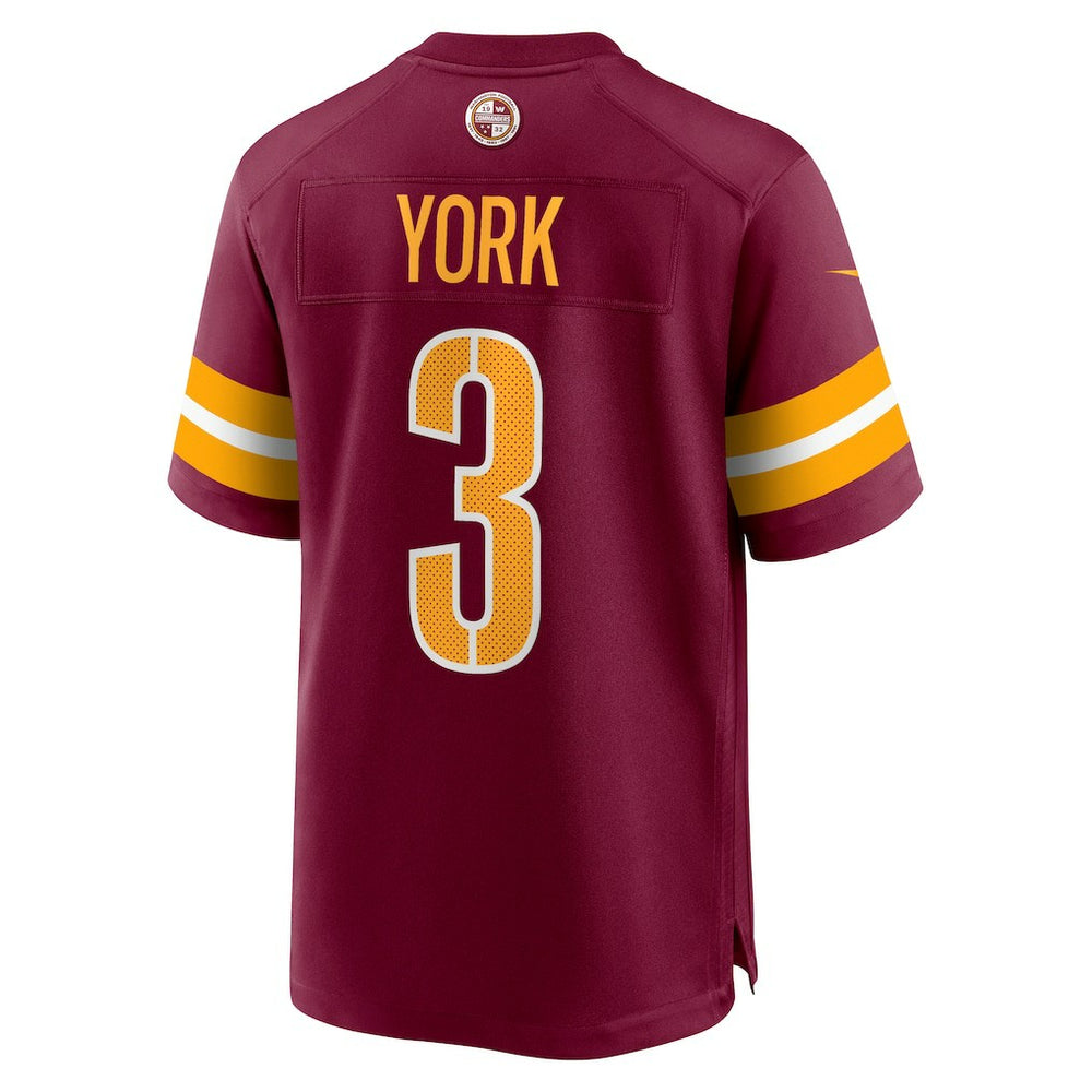 Nike Cade York Washington Commanders Game Jersey Burgundy