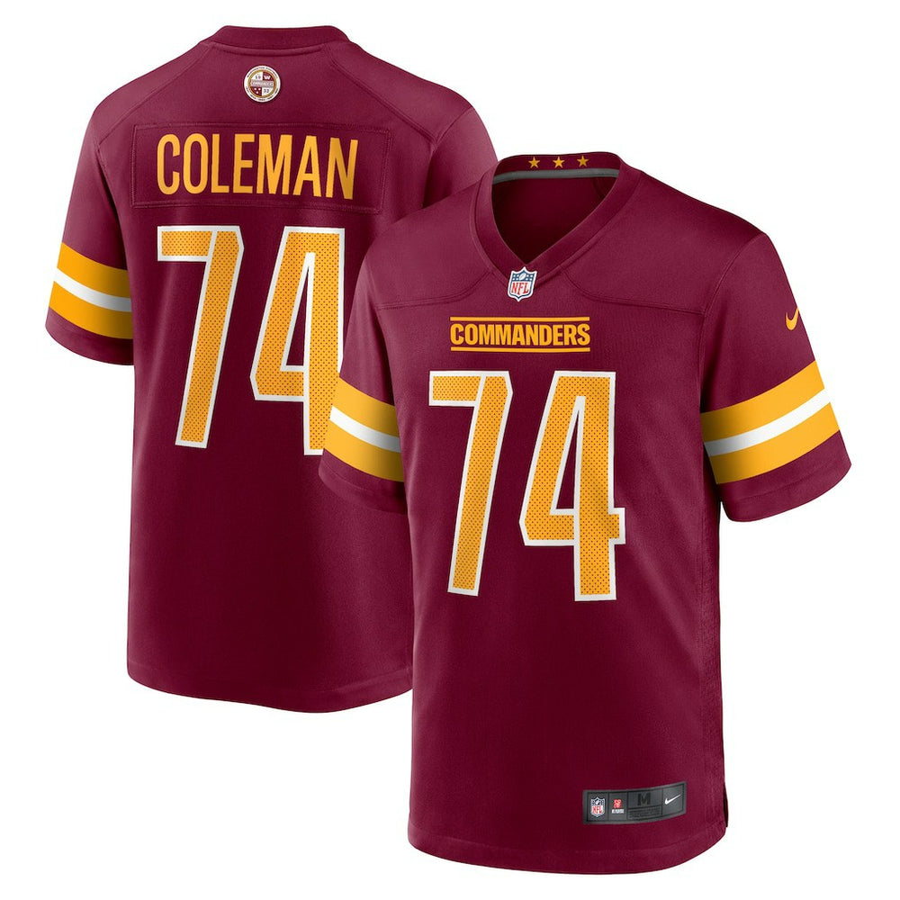 Nike Brandon Coleman Washington Commanders Game Jersey Burgundy