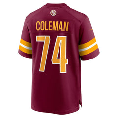 Nike Brandon Coleman Washington Commanders Game Jersey Burgundy